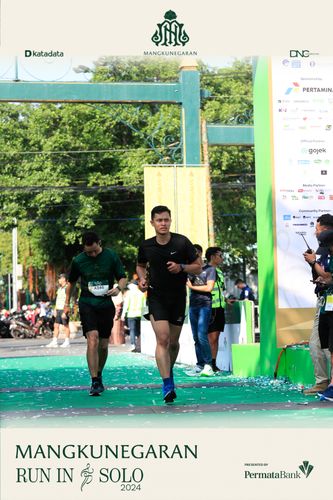 Race photo from Mangkunegaran Run 2024