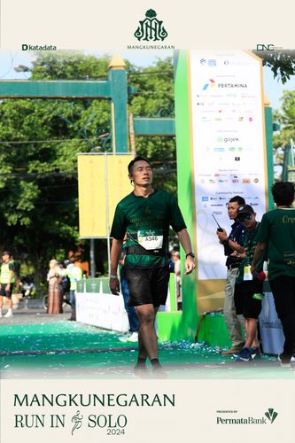 Race photo from Mangkunegaran Run 2024