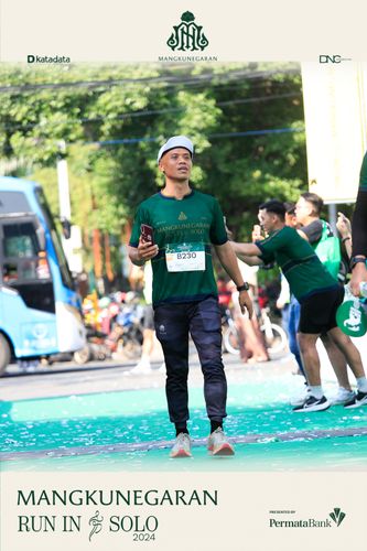 Race photo from Mangkunegaran Run 2024