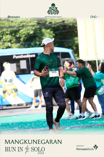 Race photo from Mangkunegaran Run 2024
