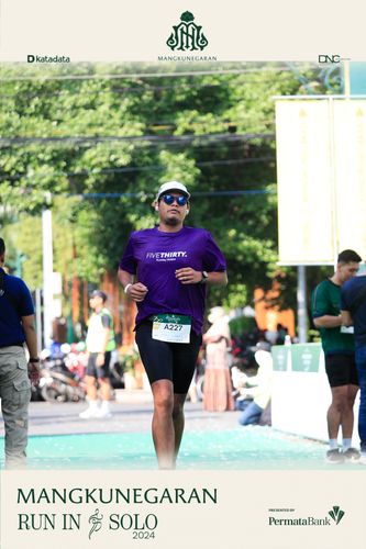 Race photo from Mangkunegaran Run 2024