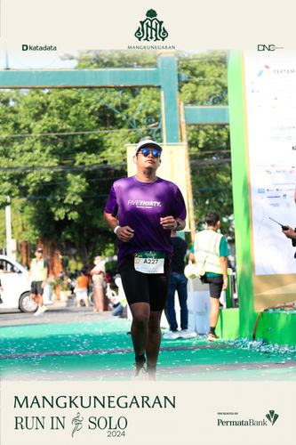 Race photo from Mangkunegaran Run 2024