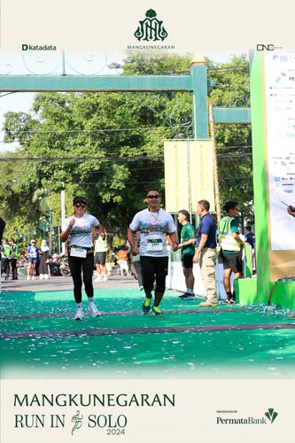 Race photo from Mangkunegaran Run 2024