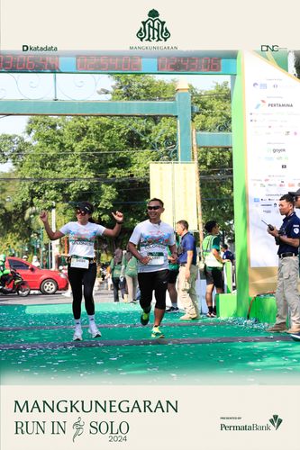 Race photo from Mangkunegaran Run 2024