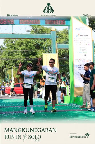 Race photo from Mangkunegaran Run 2024