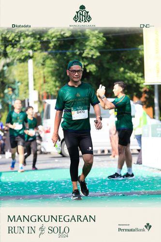 Race photo from Mangkunegaran Run 2024