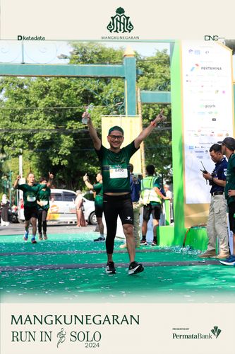 Race photo from Mangkunegaran Run 2024