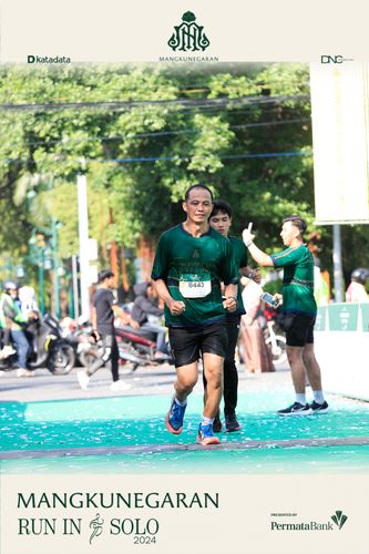 Race photo from Mangkunegaran Run 2024