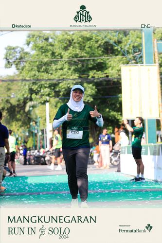 Race photo from Mangkunegaran Run 2024