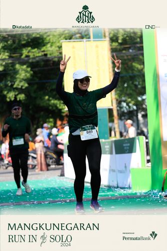Race photo from Mangkunegaran Run 2024