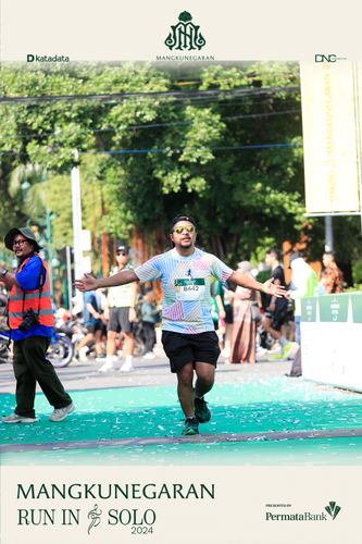 Race photo from Mangkunegaran Run 2024