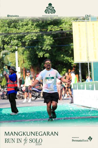 Race photo from Mangkunegaran Run 2024