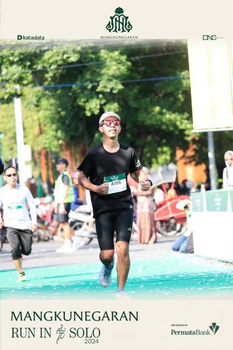 Race photo from Mangkunegaran Run 2024