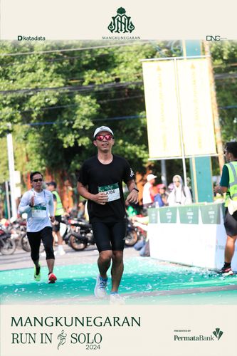 Race photo from Mangkunegaran Run 2024