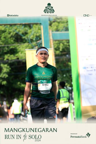 Race photo from Mangkunegaran Run 2024