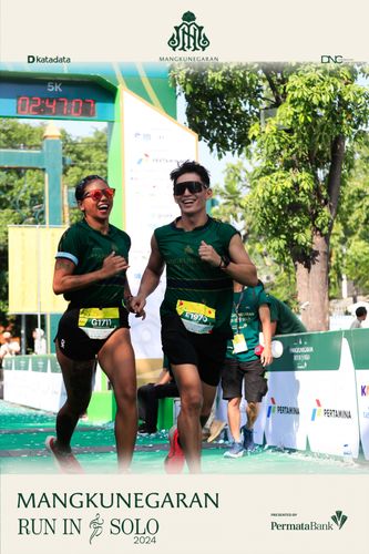 Race photo from Mangkunegaran Run 2024