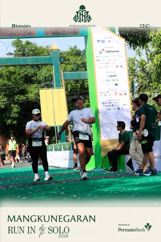 Race photo from Mangkunegaran Run 2024