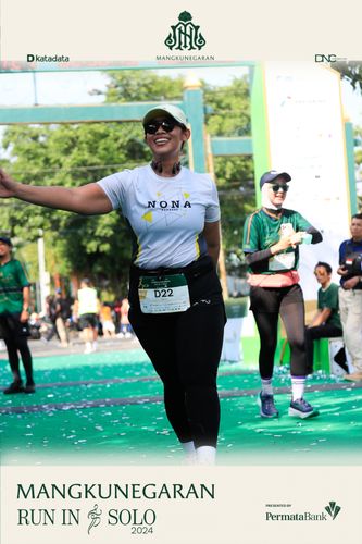 Race photo from Mangkunegaran Run 2024