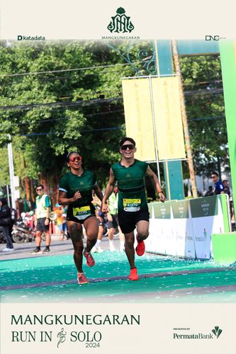Race photo from Mangkunegaran Run 2024