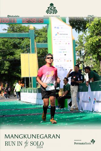 Race photo from Mangkunegaran Run 2024
