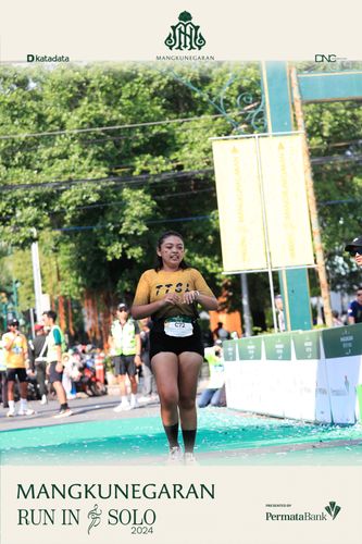 Race photo from Mangkunegaran Run 2024