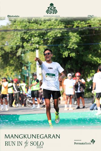 Race photo from Mangkunegaran Run 2024