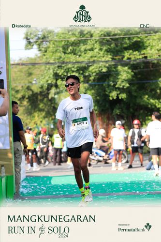 Race photo from Mangkunegaran Run 2024