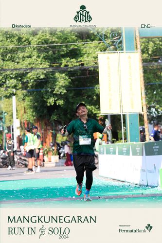 Race photo from Mangkunegaran Run 2024