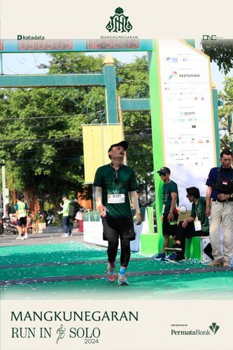 Race photo from Mangkunegaran Run 2024