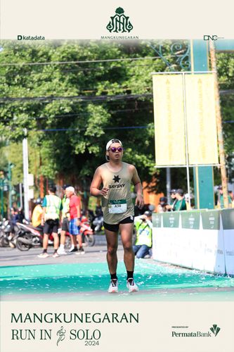 Race photo from Mangkunegaran Run 2024