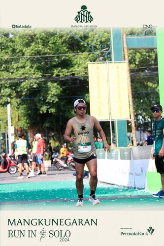 Race photo from Mangkunegaran Run 2024