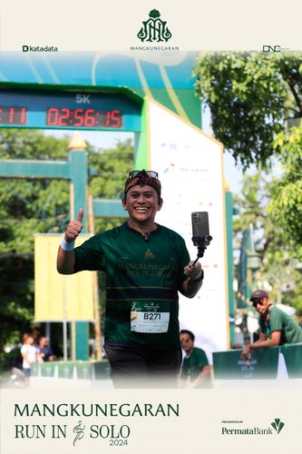 Race photo from Mangkunegaran Run 2024