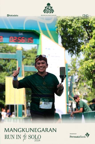 Race photo from Mangkunegaran Run 2024
