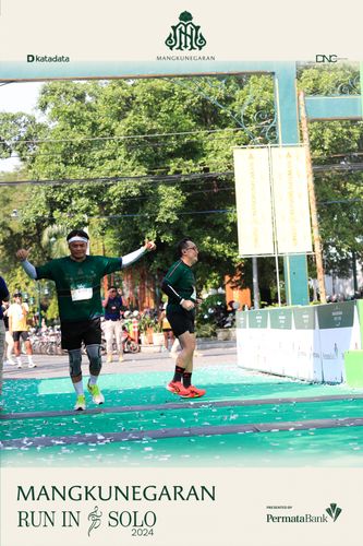 Race photo from Mangkunegaran Run 2024