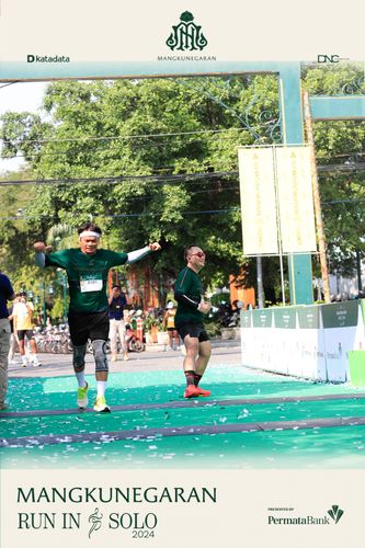 Race photo from Mangkunegaran Run 2024