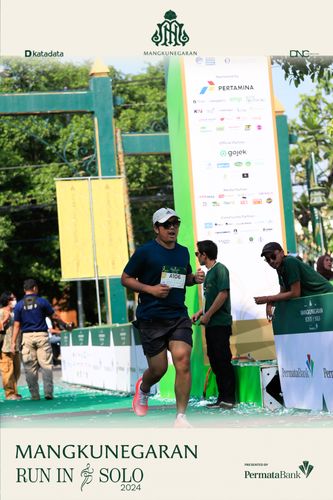 Race photo from Mangkunegaran Run 2024