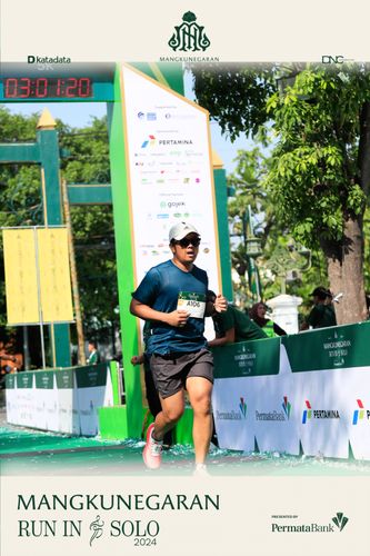 Race photo from Mangkunegaran Run 2024