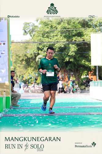 Race photo from Mangkunegaran Run 2024