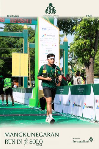 Race photo from Mangkunegaran Run 2024