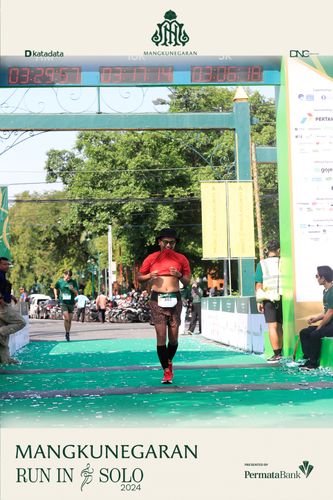 Race photo from Mangkunegaran Run 2024
