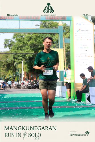 Race photo from Mangkunegaran Run 2024