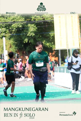 Race photo from Mangkunegaran Run 2024