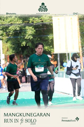 Race photo from Mangkunegaran Run 2024