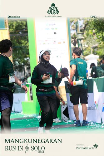 Race photo from Mangkunegaran Run 2024