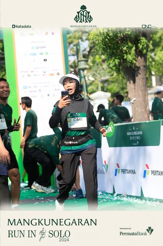 Race photo from Mangkunegaran Run 2024