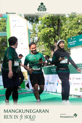 Race photo from Mangkunegaran Run 2024