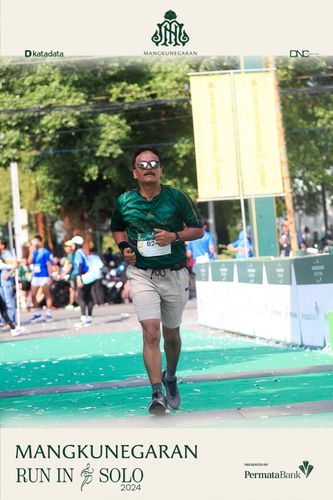 Race photo from Mangkunegaran Run 2024
