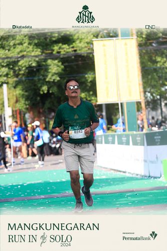 Race photo from Mangkunegaran Run 2024