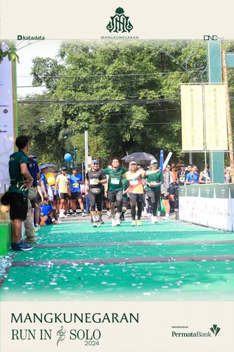 Race photo from Mangkunegaran Run 2024