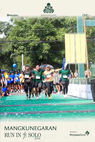 Race photo from Mangkunegaran Run 2024